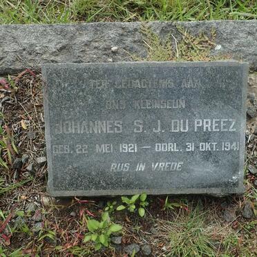 PREEZ Johannes S.J., du 1921-1941