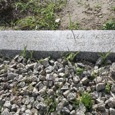 PASCUAL Manuel -1922 &amp; Eliza -1925