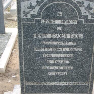 POOLE Henry Bradish 1888-1944
