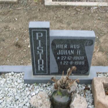 PISTOR Johan H. 1909-1989