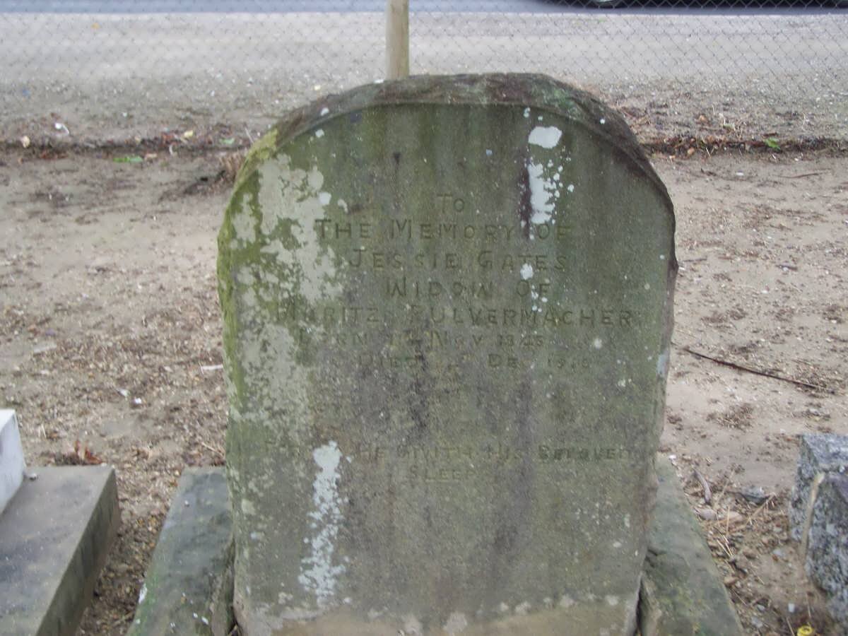 PULVERMACHER Jessie Gates 1845-1916