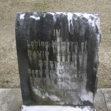 STRYDOM David Herman 1894-1934