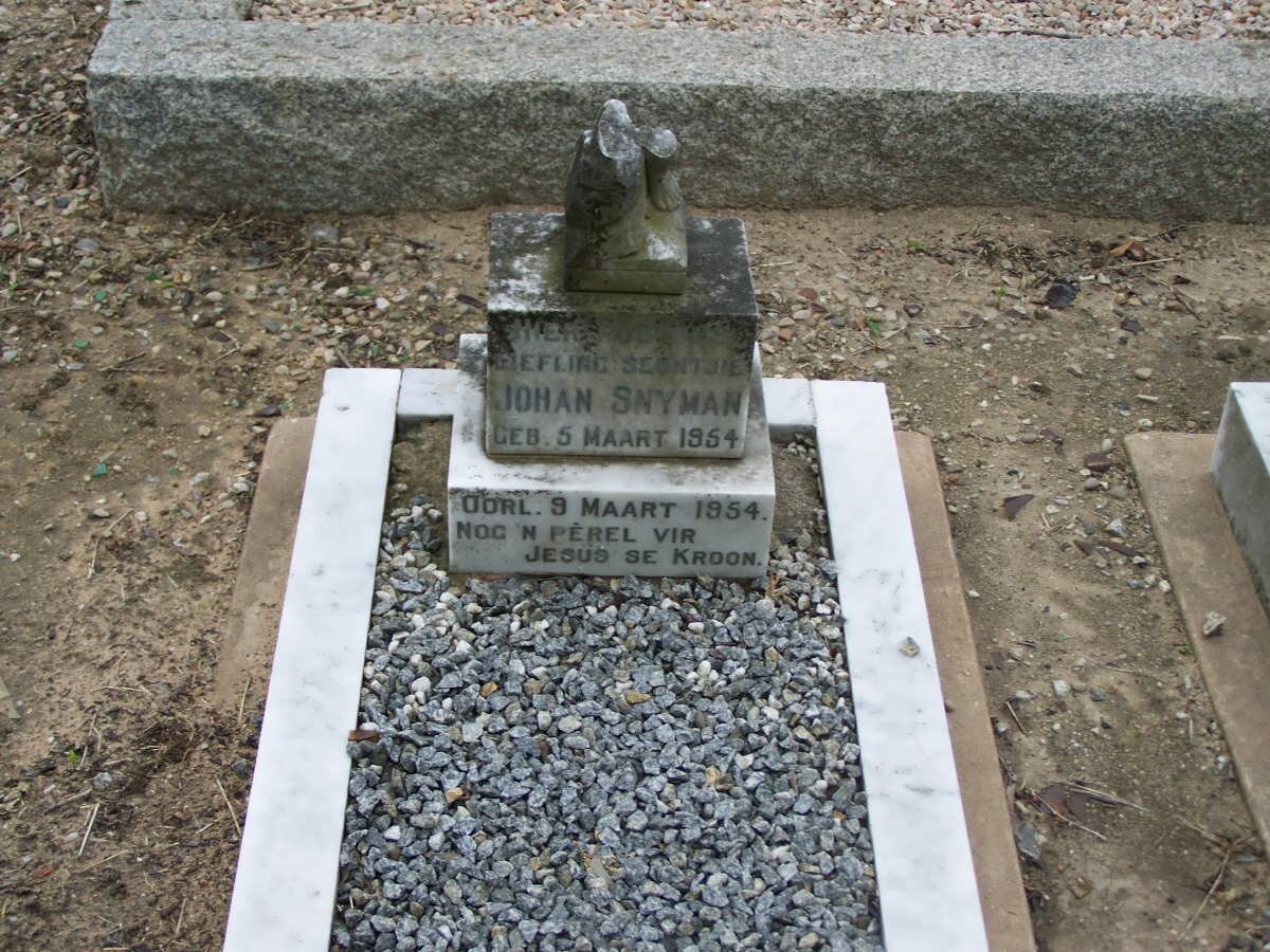SNYMAN Johan 1954-1954