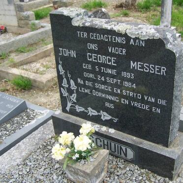 SCHUIN John George Messer 1893-1984