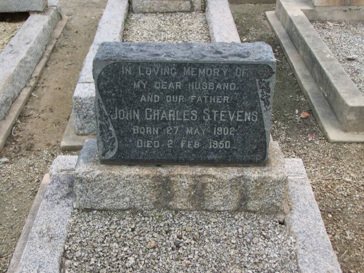 STEVENS John Charles 1902-1950