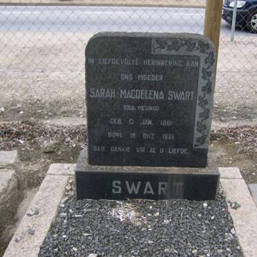 SWART Sarah Magdelena nee HEUNIS 1881-1961
