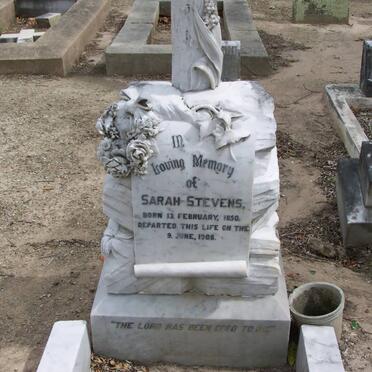 STEVENS Sarah 1850-1908