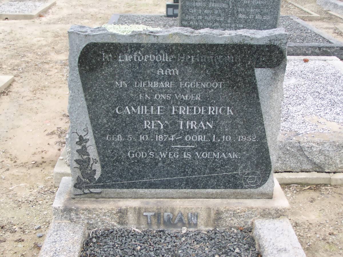 TIRAN Camille Frederick Rey 1874-1952