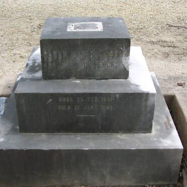 VARKEVISSER Sarah Wilhelmina nee DE REUCK 1861-1903