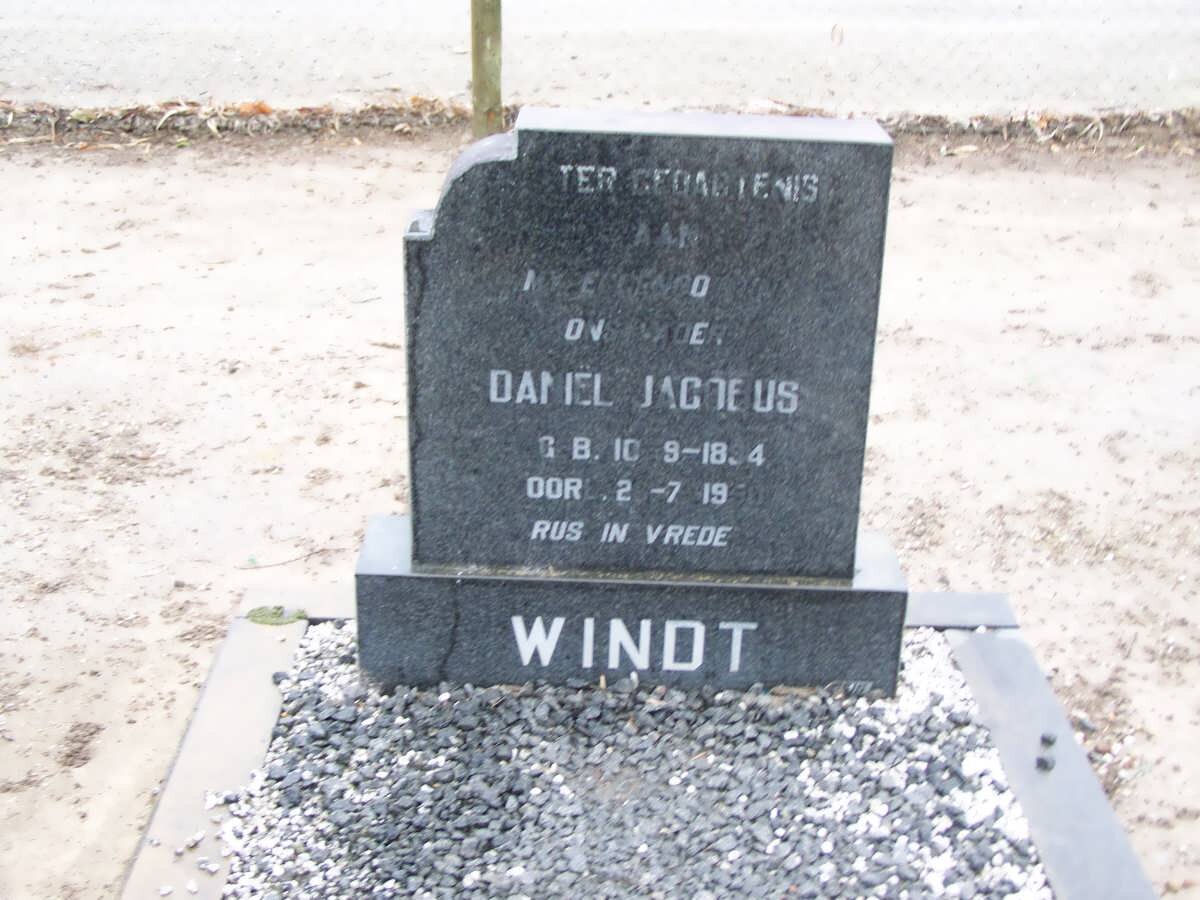 WINDT Daniel Jacobus 1894-195?