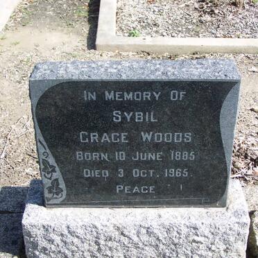 WOODS Sybil Grace 1885-1965