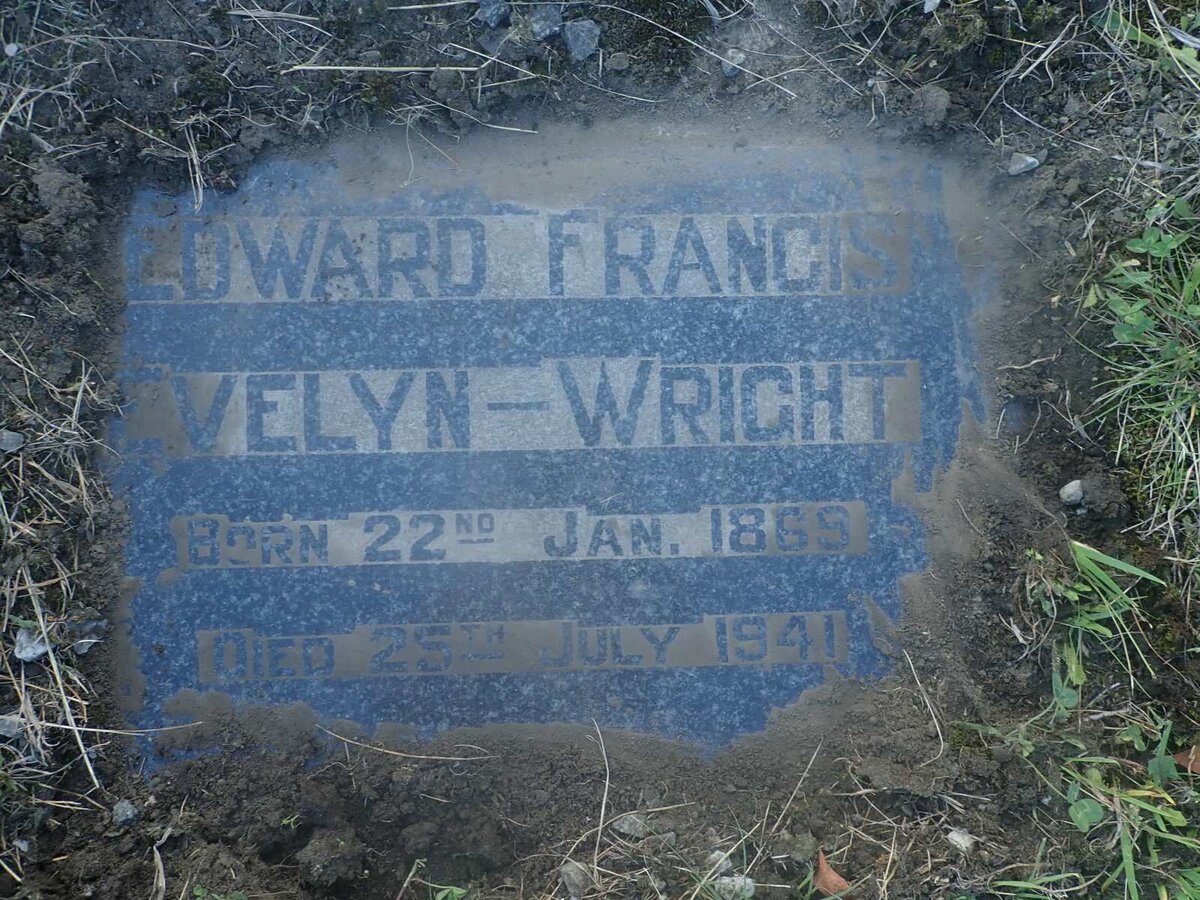 WRIGHT Edward Francis, EVELYN- 1869-1941