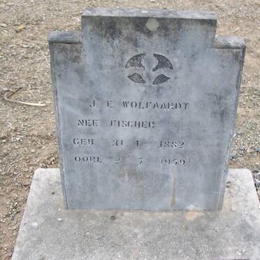 WOLFAARDT J.E. nee FISCHER 1882-1959