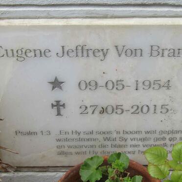 BRANDIS Eugene Jeffrey, von 1954-2015