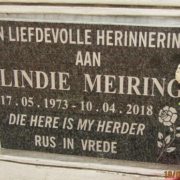 MEIRING Lindie 1973-2018