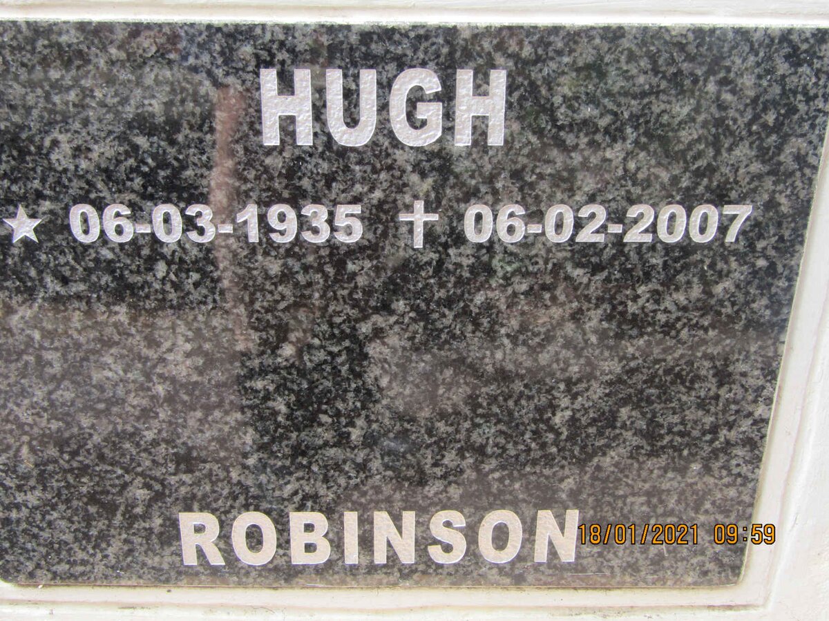 ROBINSON Hugh 1935-2007