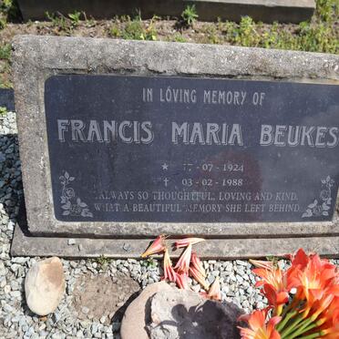 BEUKES Francis Maria 1924-1988