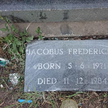 FREDERICKS Jacobus 1971-1984