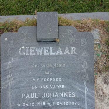 GIEWELAAR Paul Johannes 1919-1973