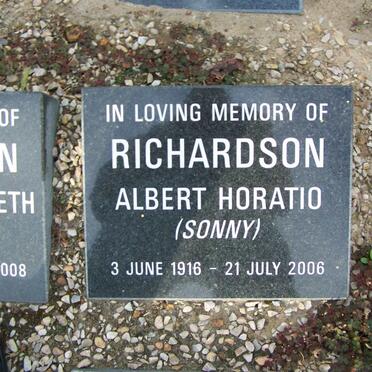 RICHARDSON Albert Horatio 1916-2006