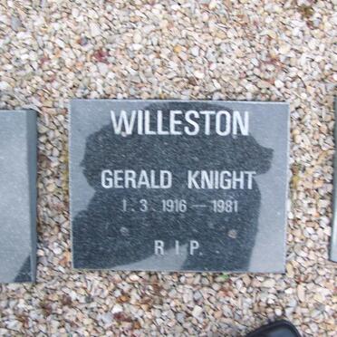 WILLESTON Gerald Knight 1916-1981
