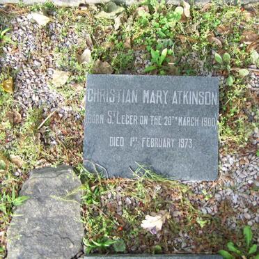 ATKINSON Christian Mary nee St. LEGER 1900-1973