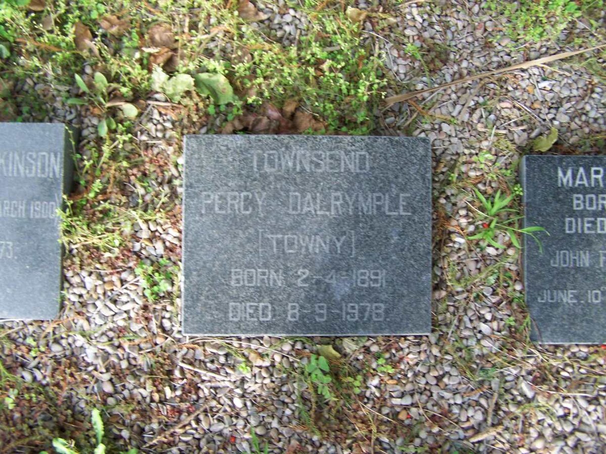 TOWNSEND Percy Dalrymple 1891-1978