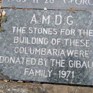 3. Memorial Plaque