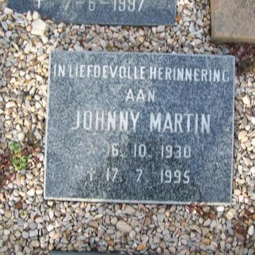MARTIN Johnny 1930-1995