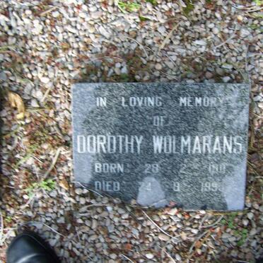 WOLMARANS Dorothy 190?-199?