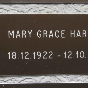 HARTMAN Mary Grace 1922-2008