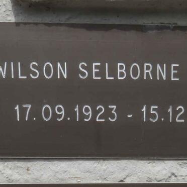 JACOBS Wilson Selborne 1923-2007