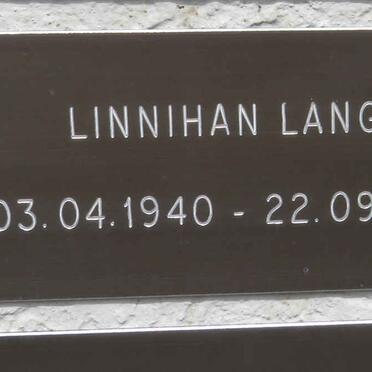 LANGE Linnihan 1940-2010