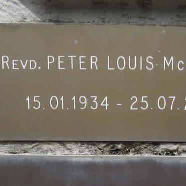 MCGREGOR Peter Louis 1934-2009