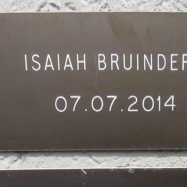 BRUINDERS Isaiah -2014