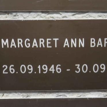 BARNARD Margaret Ann 1946-2008