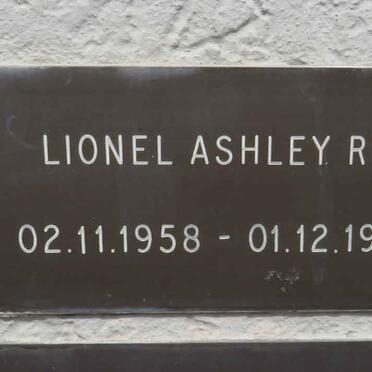 ROE Lionel Ashley 1958-1978