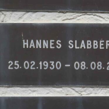 SLABBERT Hannes 1930-2003