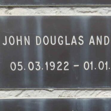 ANDERSON John Douglas 1922-2004