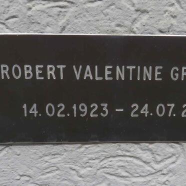 GRIMMER Robert Valentine 1923-2005