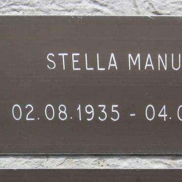 MANUEL Stella 1935-2011