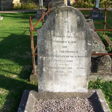 THEUNISSEN H.C.M. nee VAN DEN HOVEN -1886