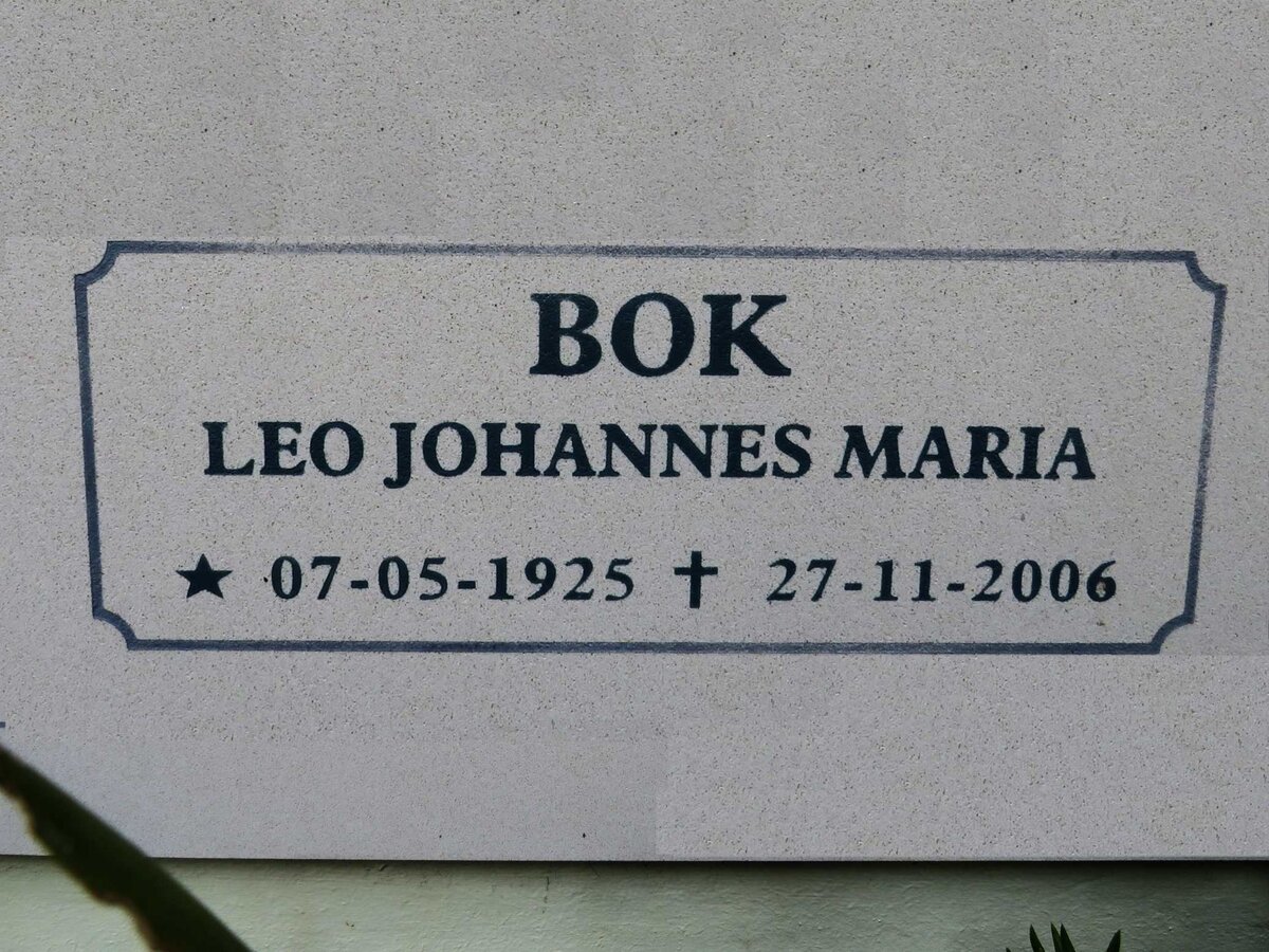 BOK Leo Johannes Maria 1925-2006