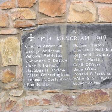 WORLD WAR 1 - In Memoriam 1914-1918