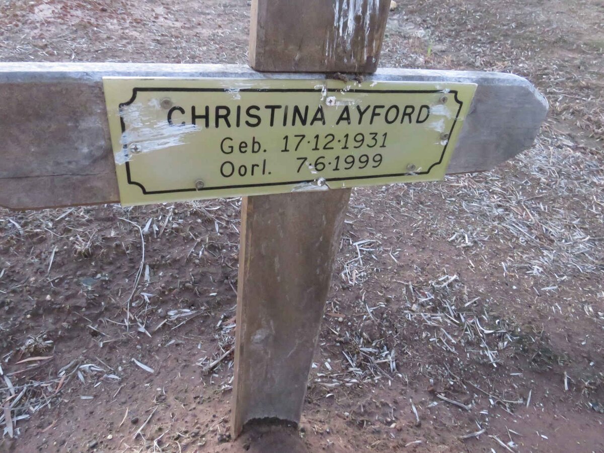 AYFORD Christina 1931-1999