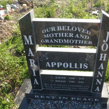 APPOLLIS Maria Johanna 1939-2016