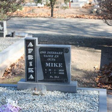 AFRIKA Mike 1920-1999
