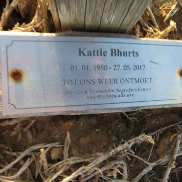 BHURTS Kattie 1950-2017