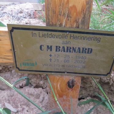 BARNARD C.M. 1940-2022