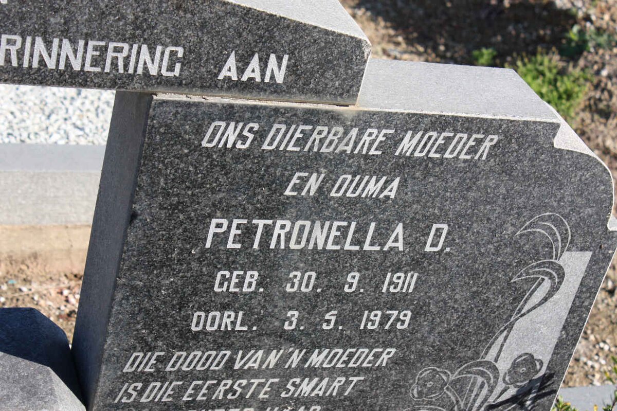 BARNARD Petronella D. 1911-1979